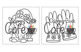 Cozy Spring: Cute Coloring Book for Adults & Teens with Easy and Bold Spring Inspired Designs (Bold and Easy Coloring Books) WoodArtSupply