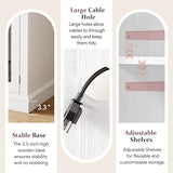 MXV 70'' Fireplace TV Stand, Farmhouse Entertainment Center with 3 Sided Glass TV Stand, Modern Media Console Table with Storage Drawers & Cabinets with LED Flame and Lights for Living Room, White MXV