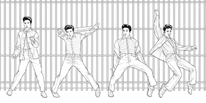 Elvis: The Coloring Book