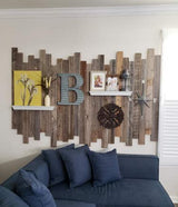 Rockin' Wood Reclaimed barn Wood Wall Paneling, Planks for Accent Walls Nail Up Application (1 Square Foot Sample Pack) Rockin' Wood