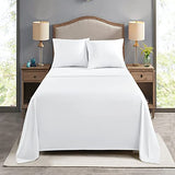 FreshCulture Twin Flat Sheets Only, Pack of 6, Soft Microfiber Bedding Sheets for Home, Salons, Hotels, Bulk Flat Sheets Only Twin Size (White) FreshCulture