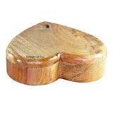 Personalized Engraving Wooden Cremation Urn Heart Shape | Handmade Keepsake for Ashes | Biodegradable Burial Urns for Pet Ashes & Human Ashes | DnU Avenue