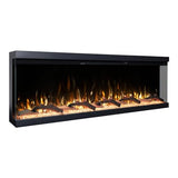 Modern Ember Aerus Skyline 60 Inch Linear Multi-Sided 3D Smart Electric Fireplace - 1,000+ Flame & Ember Bed Color Combinations, Fully or Partially Recessed | Alexa/WiFi Enabled - Remote Included Modern Ember