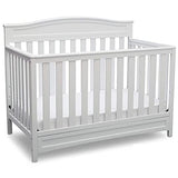 Delta Children Emery 4-in-1 Convertible Baby Crib - Greenguard Gold Certified, White Delta Children