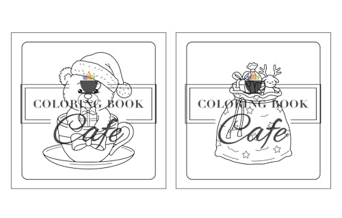 Cute Christmas: Bold and Easy Coloring Book for Adults and Teens Featuring Adorable Christmas Designs for Stress Relief and Relaxation WoodArtSupply