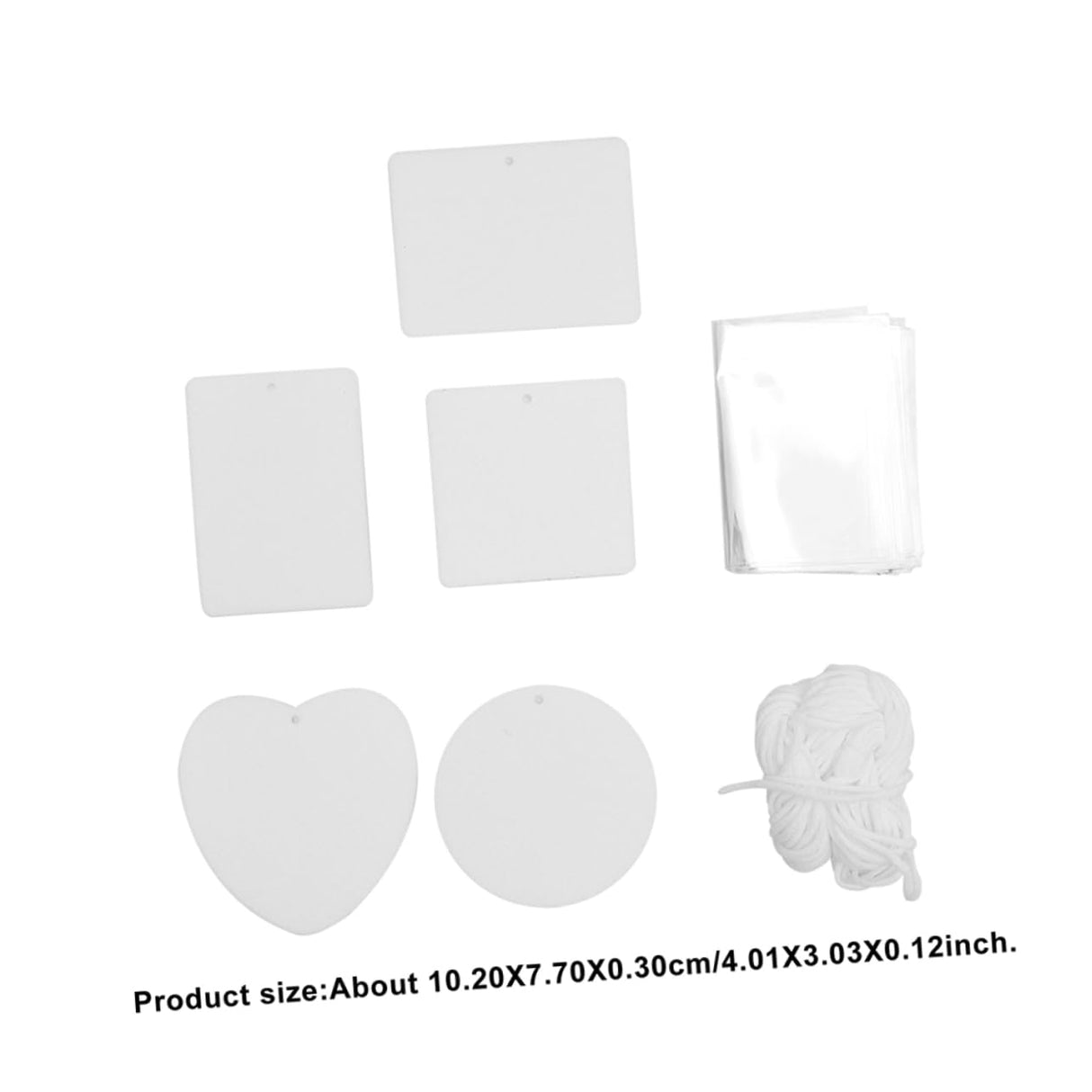 SOLUSTRE 1 Set Air Freshener Sublimation Car Freshener Coverlet Sublimation Blanks Air Freshner Cars Cars Felt Inside The Car White Product SOLUSTRE