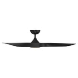 WAC Smart Fans Swirl Indoor and Outdoor 3-Blade Smart Home Ceiling Fan 54in Matte Black with 3000K LED Light Kit and Remote Control works with Alexa and iOS or Android App WAC Lighting