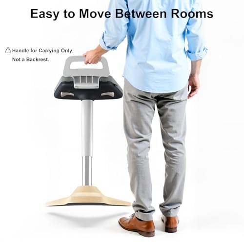 ERGO COLLECT Standing Desk Chair - Ergonomic Wobble Stool for Adults - Active Seating Stool Height Adjustable (22"-31.9") - Perfect for Home Office, Standing Desks, and Classrooms ERGO COLLECT