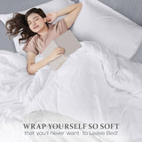 Utopia Bedding Duvet Cover King Size - 3 Piece with Zipper Closure - 1 Comforter Cover 104X90 Inches & 2 Pillow Shams 20X36 Inches (White) Comforter Not Included Utopia Bedding
