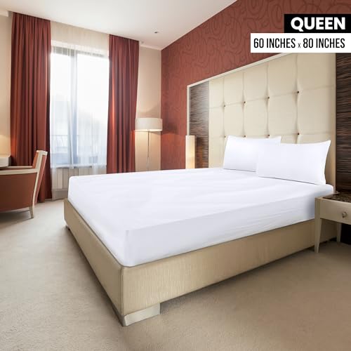 Utopia Bedding Queen Fitted Sheets - Bulk Pack of 6 Bottom Sheets - Soft Brushed Microfiber - Deep Pockets - Shrinkage & Fade Resistant - Easy Care (White) Utopia Bedding