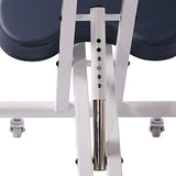 Master Massage Healthy-Star-Program Steel Posture Kneeling Chair with Back Support for Office –Metal Folding Posture Chair, Cream Master Massage Equipment