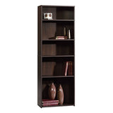 Sauder Beginnings 5 Bookcase/Book shelf, L: 24.57" x W: 11.50" x H: 71.18", Cherry Sauder
