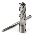 OSCARBIDE 5/8"x2" HSS Annular Cutter 5/8 inch Cutting Diameter 2 inch Depth of Cut,3/4 inch Weldon Shank 2 Flat Mag Drill Bit with Pilot Pin for Magnetic Drill Press,1 Piece OSCARBIDE