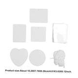 BUGUUYO 1 Set air freshener sublimation car freshener Sublimation Fresh film Perfume air freshener sublimation Air air freshener blanks for sublimation car BUGUUYO