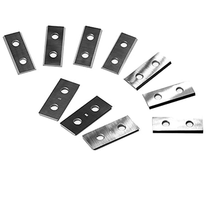 Square Carbide Inserts Cutter Blades 30x12x1.5mm 10pcs for Powermatic PJ1696 1285 Cantek Planer Jointer Machines Spiral Helical Cutterheads or - WoodArtSupply