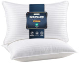 Utopia Bedding Bed Pillows for Sleeping Queen Size (White), Set of 2, Down Alternative Pillow for Sleeping, Cooling Hotel Quality Pillow Set for Back, Stomach or Side Sleepers Utopia Bedding