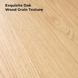 EUREKA ERGONOMIC Standing Desk, 63inch Executive Computer Desk Adjustable Height Stand up Table Modern Trapezoidal Leg,Touch Screen,Oak EUREKA ERGONOMIC