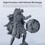 ANYCUBIC 3D Printer Resin, Upgraded 8K Standard Resin V2, Enhanced Toughness and Strength, Lower-Odor, High Precision 3D Printing Resin for All LCD Resin 3D Printers (HD Grey, 1kg) ANYCUBIC