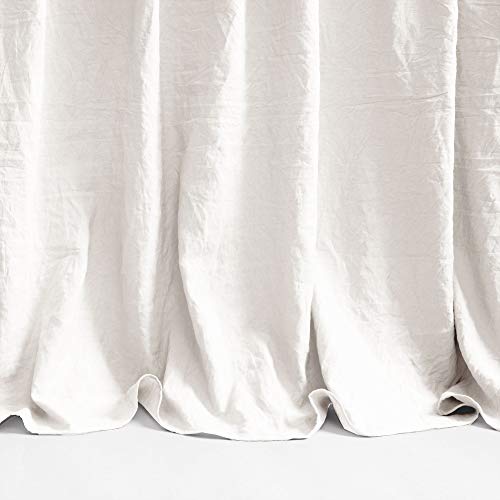 Lush Decor Ruffle Skirt Bedspread Set - 3-Piece Luxurious Farmhouse Bedding - Elegant Ruffle Detail - Timeless Style - Soft Lightweight Sheets - Queen, White Lush Decor