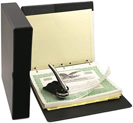 Corporate Kit with Printed Corporation Minutes & Bylaws, Records Binder, Corporate Seal, Printed Certificates with Stubs and More (Blumberg Black Beauty with Printed Minutes and Bylaws) Blumberg's Law Products