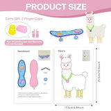 3D Pen Printing Template, 20 Sheets 3D Printer Drawing Graffiti, 3D Painting Paper Stencils with a PVC Transparent Board, for Kids Christmas Birthday DIY Gifts, Vomika Vomika