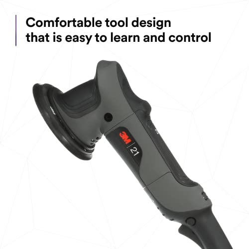 3M Perfect-It Random Orbital Polisher, 34101, 21mm, 120V/60Hz Variable Speed Control for Automotive Refinishing, Refining, Polishing 3M
