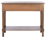 SAFAVIEH Home Collection Landers Brown 2-Drawer Console Table CNS5710C Safavieh