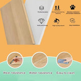 32 Inch Reception Desk, Modern Reception Table with LED Light, Front Counter Desk with Lockable Drawer, Checkout Counter for Lobby, Salon, Retail, Home Office, Reception Room OVZXSD