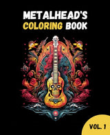 Metalhead's Coloring Book, Vol. 1: Metal Music Coloring Book for Adults (Metalhead's Coloring Books) WoodArtSupply