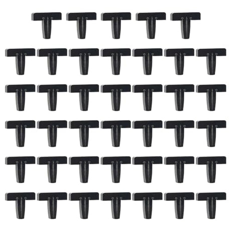 BENECREAT 40Pcs Acrylic Honeycomb Tray Pins, 0.78x0.68inch Laser Engraving Crumb Tray Pins Hold Down Pins with Laser Cutter and Engraver Machine for Accessories Compatible BENECREAT