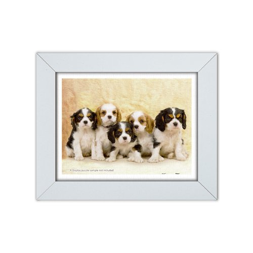 Pintoo Jigsaw Puzzle Frame Tailor-Made for Pintoo's 300 Pieces Puzzle ONLY - Cool Gray - Effortless & Toolless Assembly NO Glue Required [W1024] Pintoo