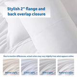 Nestl Twin Duvet Cover Set - Soft Double Brushed White Duvet Cover Twin/Twin XL, 2 Piece, with Button Closure, 1 Duvet Cover 68x90 inches and 1 Pillow Sham Nestl