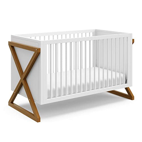 Storkcraft Equinox 3-in-1 Convertible Crib (Vintage Driftwood) Easily Converts to Toddler Bed & Daybed, 3-Position Adjustable Mattress Support Base, Stork Craft