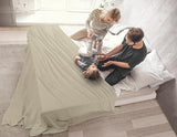 Utopia Bedding Khaki 100% Cotton Waffle Blanket 300 GSM [King - 90x108 Inch] Soft Lightweight Breathable Bed Blanket for All Season Utopia Bedding