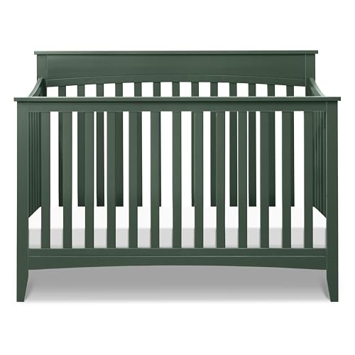 DaVinci Grove 4-in-1 Convertible Crib in Forest Green, Greenguard Gold Certified DaVinci