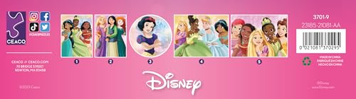 Ceaco - 5 in 1 Multipack - Disney Princess - (2) 300 Piece, (2) 500 Piece, (1) 750 Piece Jigsaw Puzzles Ceaco
