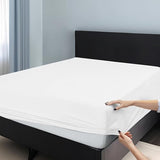 King Size Fitted Sheet – Ultra Soft 1800 Microfiber – Deep Pocket Fits Up to 16” Mattress – Wrinkle & Fade Resistant – Single Fitted Bottom Sheet Only (White) Peace Sleep Bedding