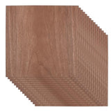 6 Pack 11.8 × 11.8 Inch Walnut Plywood Sheets, 1/8 Inch - 3mm Square Unfinished Wood Craft for Laser Cutting & Engraving, School DIY Projects, Painting, Fretwork, CNC Cutting, and Wood Burning SENENQU