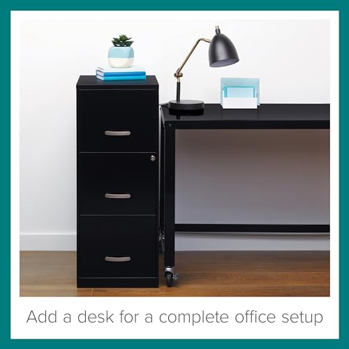 Lorell SOHO 18" 3-Drawer Vertical File Lorell