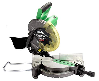 Hitachi C10FCH2 15-Amp 10-inch Single Bevel Compound Miter Saw with Laser Marker - WoodArtSupply