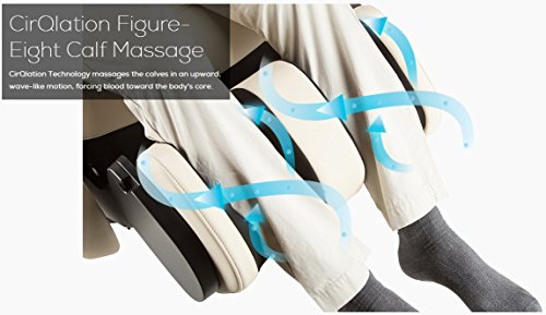 Human Touch WholeBody 7.1 Living Room Recliner Massage Chair - Full Body Professional Grade Personal Massage - Relaxation w Heat for Targeted Stress + Muscle Pain Relief with Foot Calf - Espresso Human Touch