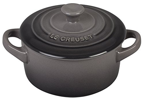 Le Creuset Stoneware Mini Round Cocotte, 8 oz., Oyster Le Creuset