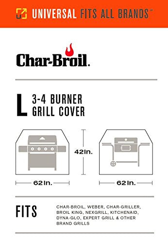 Char-Broil 3-4 Burner Large Basic Grill Cover