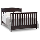 Delta Children Emery 4-in-1 Convertible Baby Crib - Greenguard Gold Certified, Dark Chocolate Delta Children