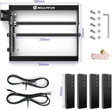 SCULPFUN Laser Engraver Rotary Roller - 360° Y-axis Module for Cylindrical Objects, Cans, Tumbler - Compatible With Most Engraving Machines SCULPFUN