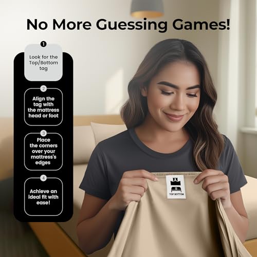 Utopia Bedding Twin Fitted Sheets - Bulk Pack of 6 Bottom Sheets - Soft Brushed Microfiber - Deep Pockets - Shrinkage & Fade Resistant - Easy Care (Beige) Utopia Bedding
