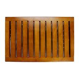 Oceanstar Solid Wood Spa Laundry Hamper 24.75 in high x 20 in Wide x 13.25 in deep, Brown Oceanstar