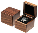 COSISO Single Walnut Wooden Watch Gift Box Watch Storage Travel Case Organizer for Men and Women Wristwatch Display Box Holder COSISO