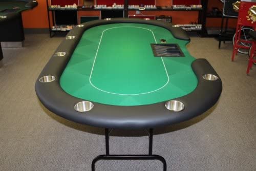 Brybelly Sublimation Poker Table Felt for Casino Quality Tables (Red) Brybelly