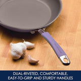 Rachael Ray Cucina Nonstick Cookware Pots and Pans Set, 12 Piece, Lavender Purple Rachael Ray